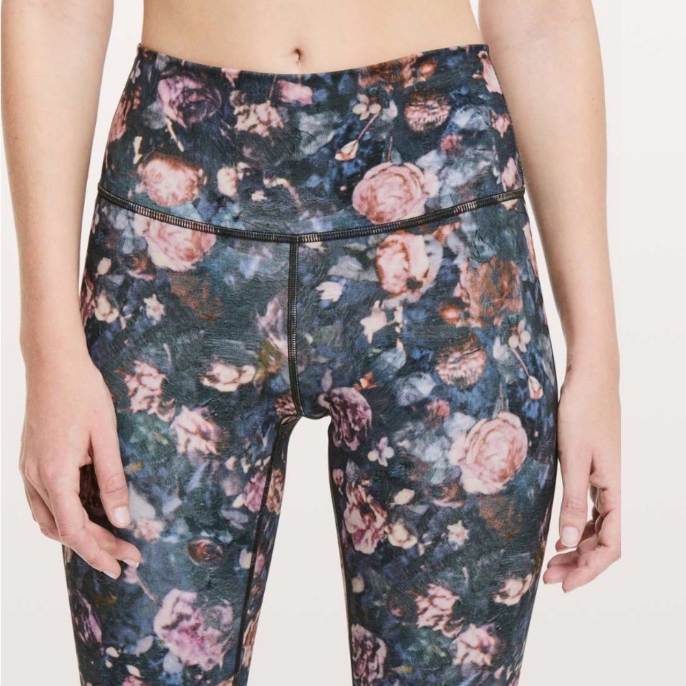 Lululemon Wunder Under Crop Legging Luxtreme Activate Floral Multi